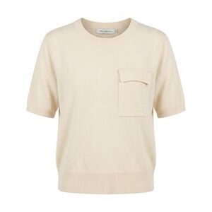 Nali Collection Lightweight Knit Sz S/M Bone/Beige  NWT